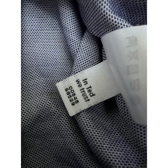 Ted Baker London Shirt 5 Plaid Flip Cuff Button Up Long Sleeve Mens - Picture 8 of 10